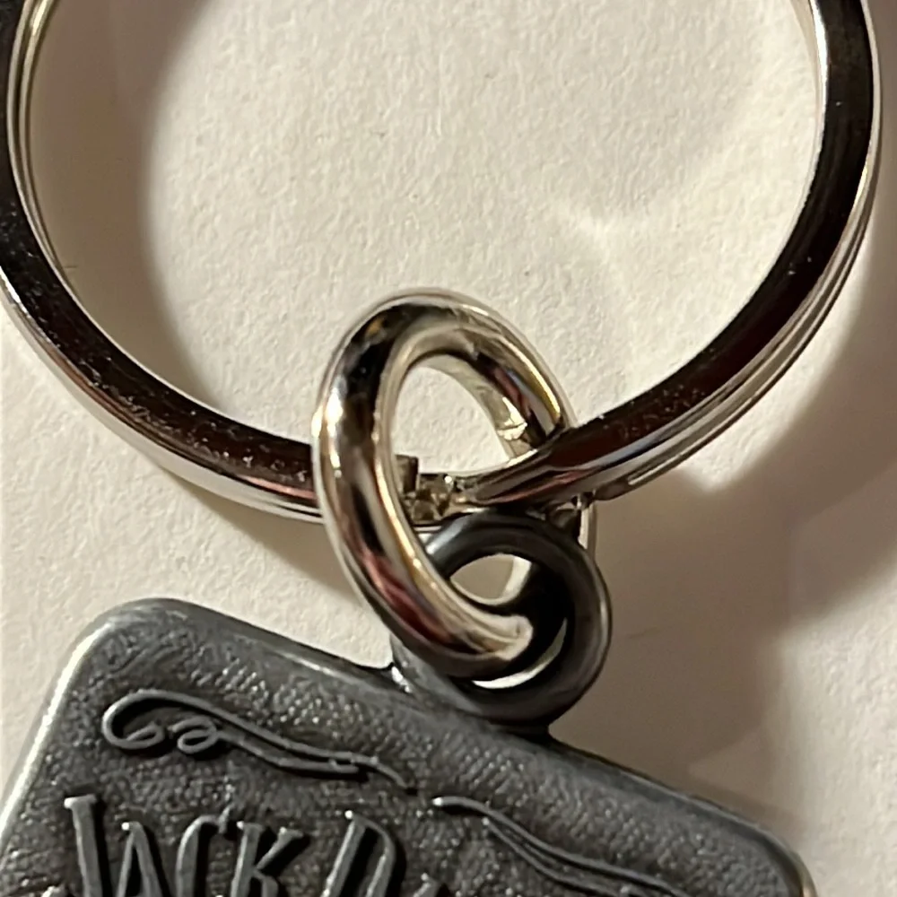 Jack Daniels Metal Keychain - unused